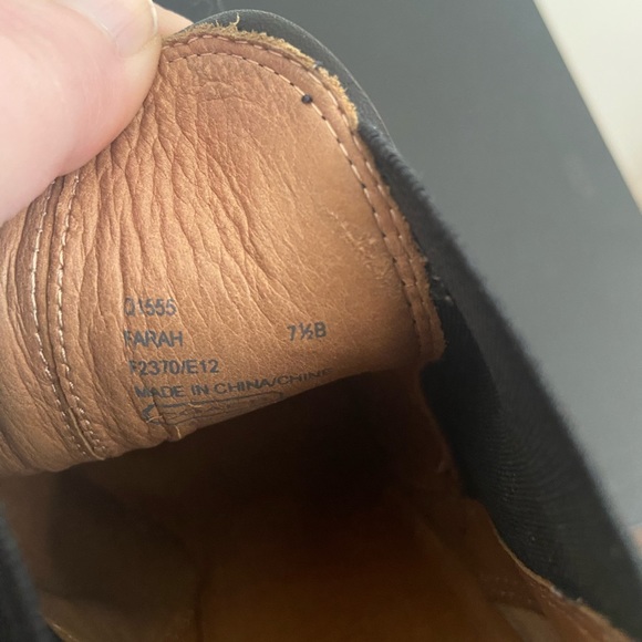 Black coach wedge booties - Picture 5 of 5